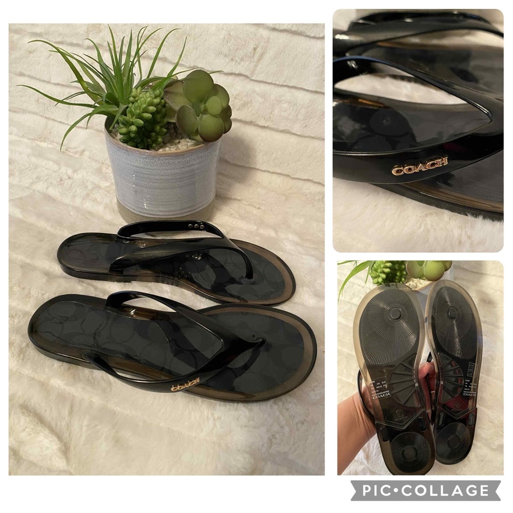✨🆕✨New Coach Jelly Slippers - Picture 1 of 7